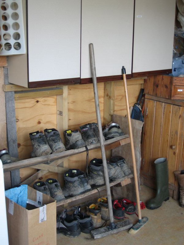 boot room in grow to grow cabin