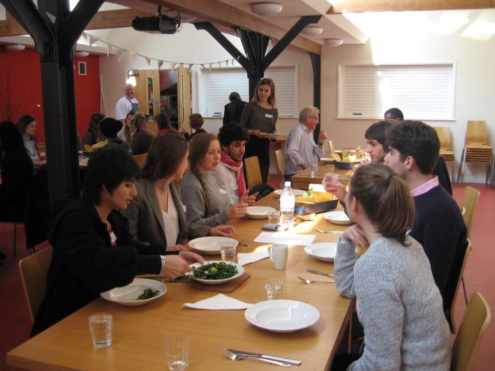 lunchtime at 6th form conference