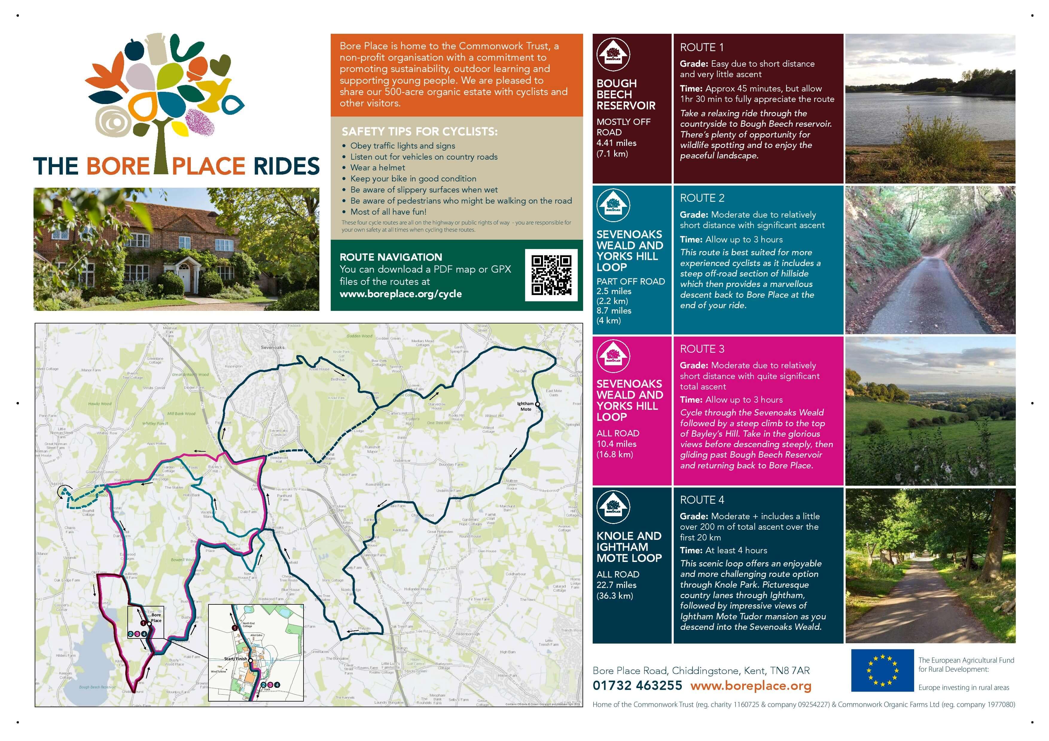 Bore Place Cycle Routes