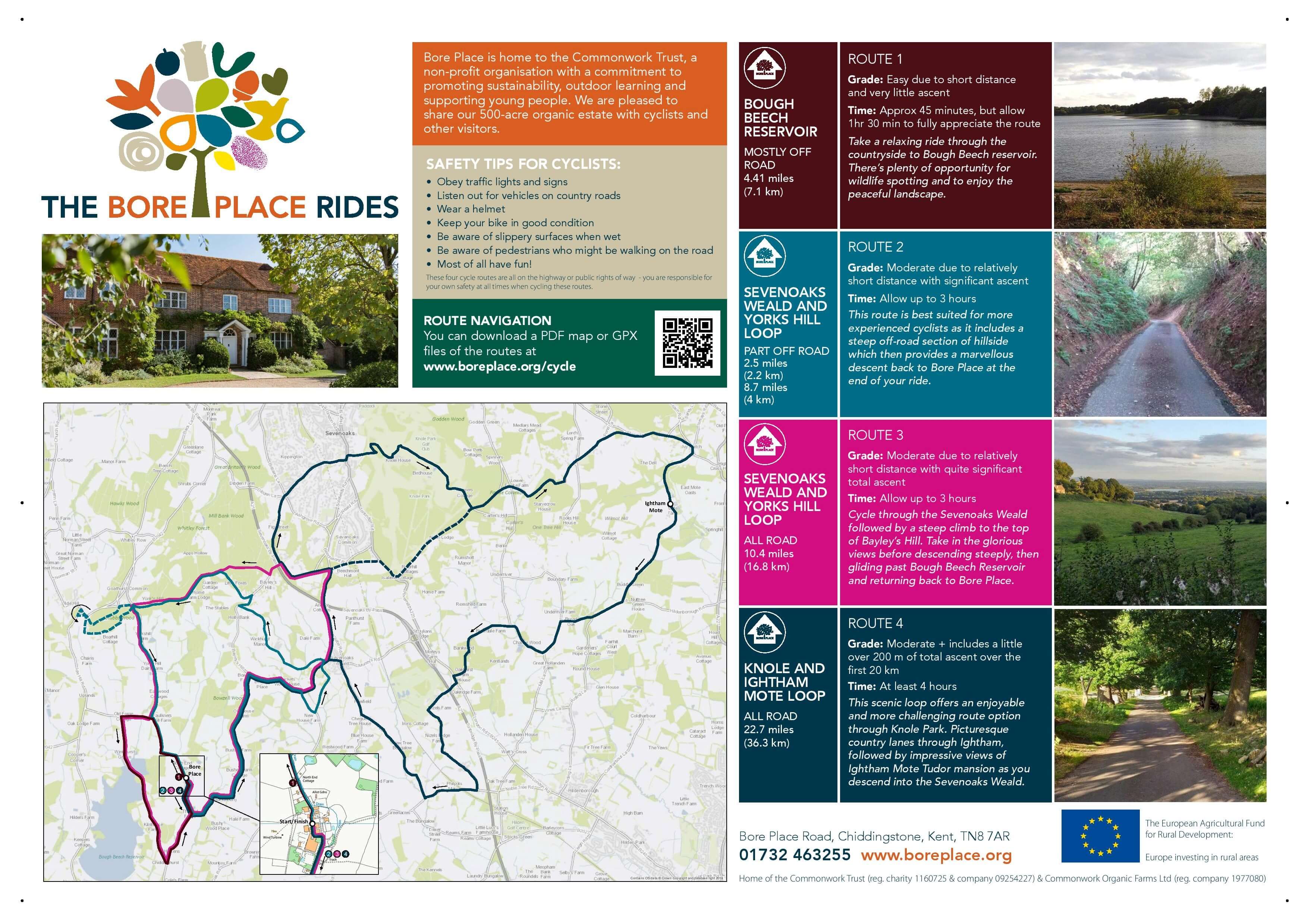 Bore Place Cycle Routes Bore Place Cycle Routes